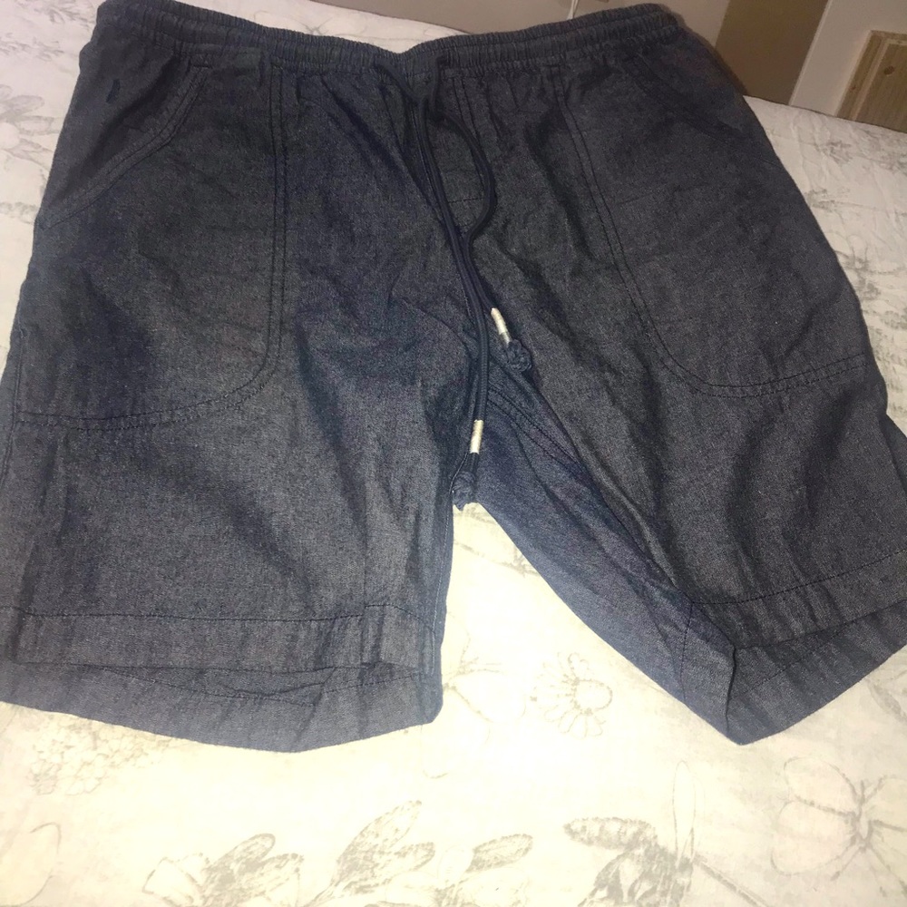 Michael Bastian Chambray shorts Large Blue Denim EUC